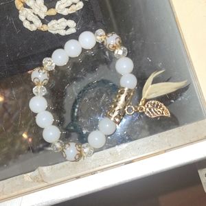 Semi precious beaded bracelet